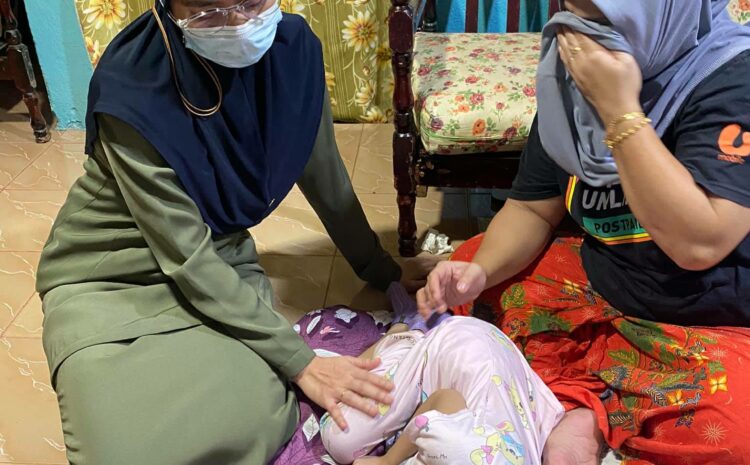  Melawat Adik Fauziah di Kg Sentosa, Hill Top Kukusan