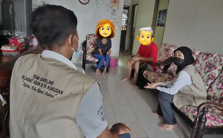  Melawat Mr Shiu Sang Yan Yang Menghidap Sakit Buah Pinggang di Taman Megah Jaya