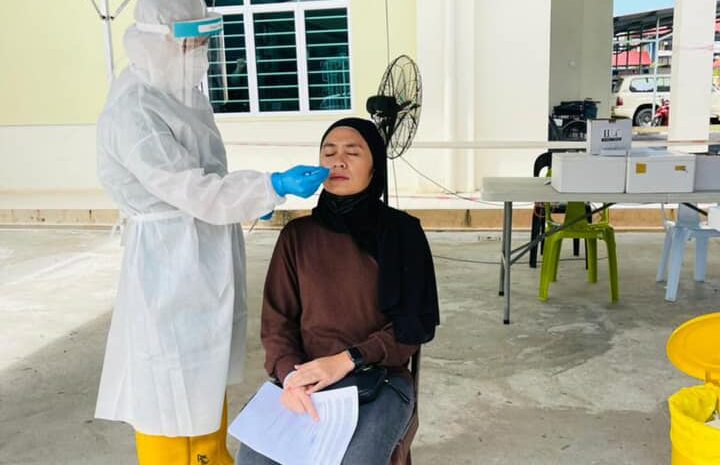  Melakukan Swab Test, Terdedah Dengan Kontak Positif Covid 19 Ketika Bekerja Di Luar