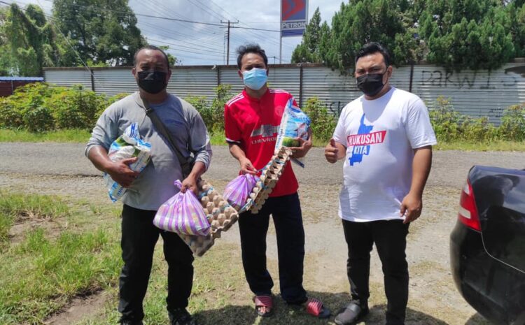  Mengagihkan Bakul Makanan dan Mengesan Warga Kukusan Yang Memerlukan