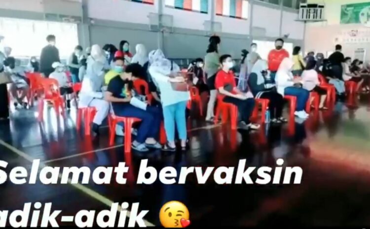  Tahniah Kepada Adik-Adik Yang Telah Mengambil Vaksin