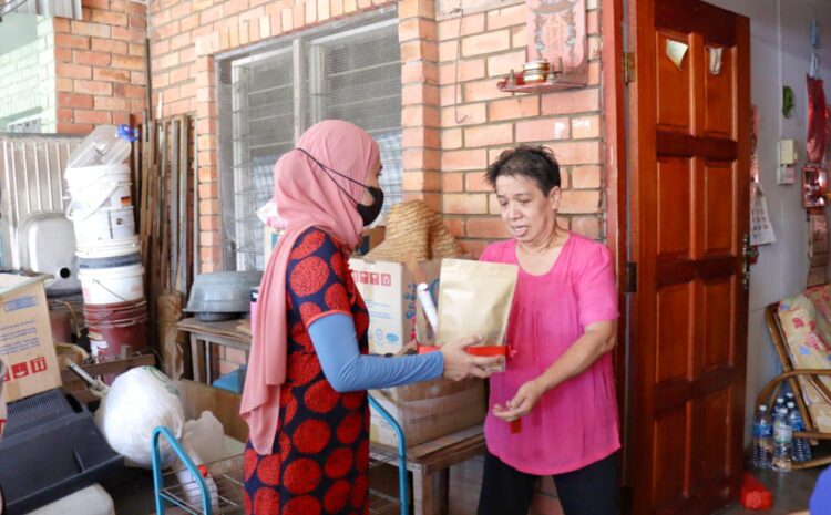  Bertemu Dengan Auntie Koh di Taman Ria 6 Sempena Tahun Baru Cina