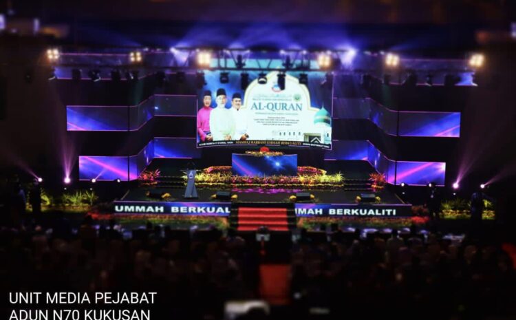  Majlis Tilawah Al-Quran Peringkat Negeri Sabah Di Dewan Masyarakat Tawau