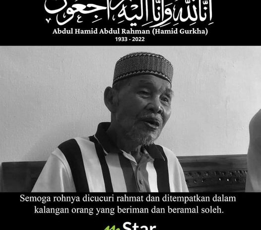  Salam Takziah Keluarga Allahyarham Abdul Hamid Abdul Rahman (Hamid Gurkha)