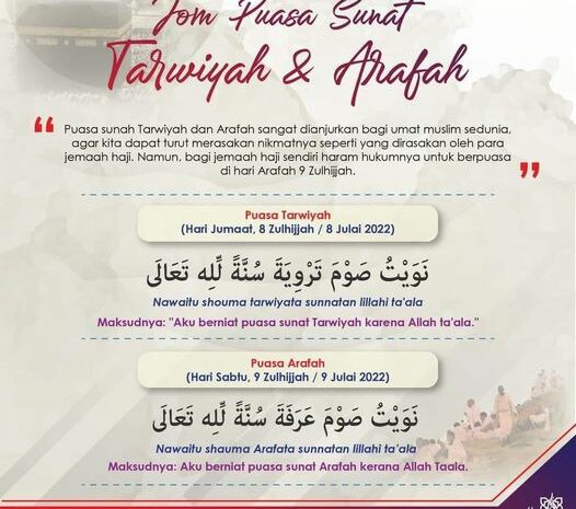 Jom Puasa Sunat Zulhijjah