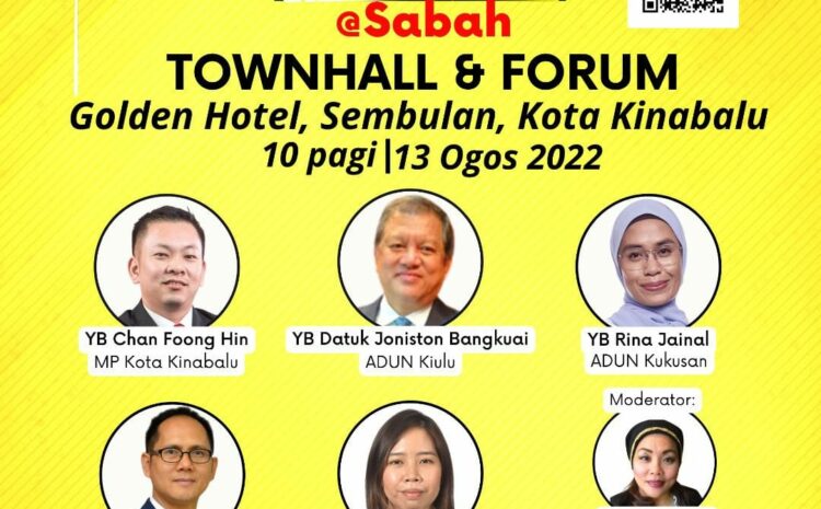  Dijemput Menjadi Ahli Panel Forum Ketuanan Pengundi Anjuran BERSIH di Kota Kinabalu