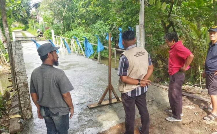  Kerja Baik Pulih Jambatan Di Kg Dusun
