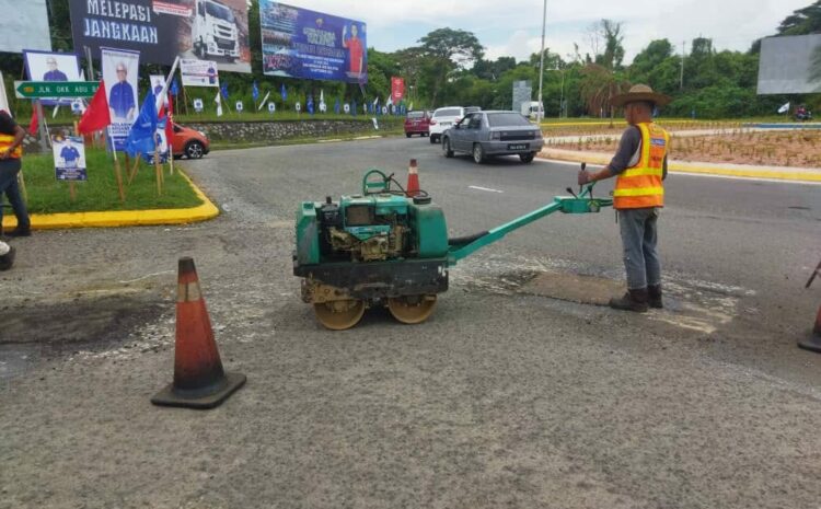  Baik Pulih Kerosakan Di Jalan Utara Baharu