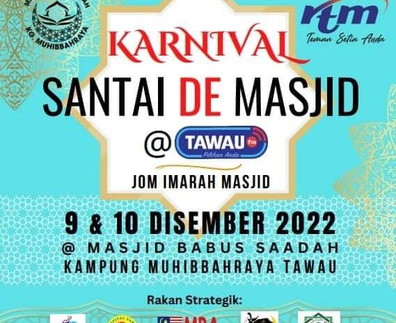  Karnival Santai De Masjid @TAWAUFM