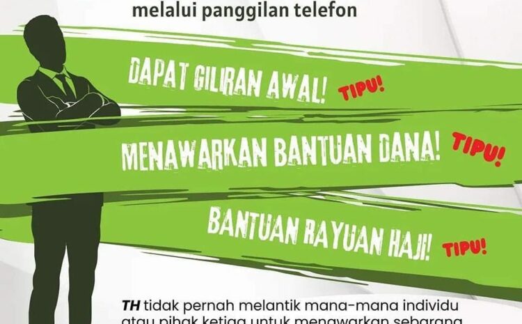  Pesanan Daripada Lembaga Tabung Haji