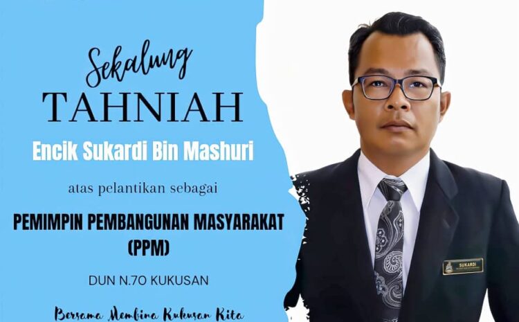  Tahniah PPM DUN Kukusan