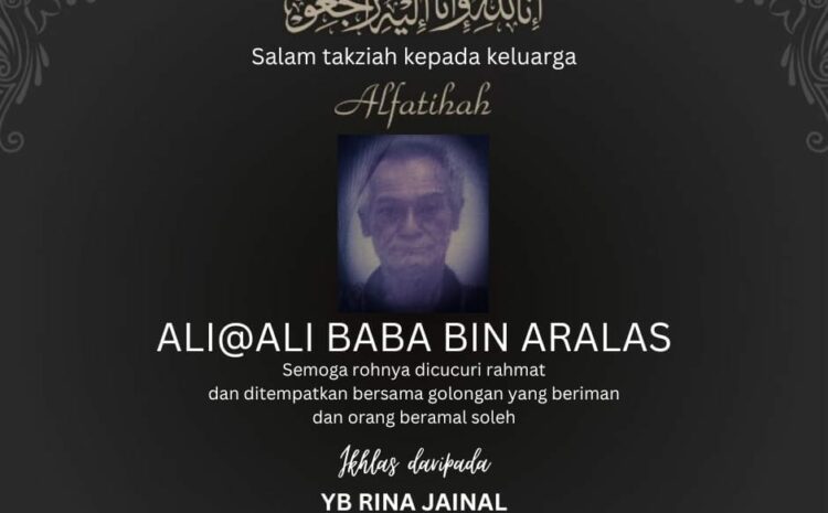 Belangsungkawa Pakcik Ali Baba Aralas