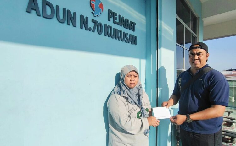  Sumbangan Pejabat Adun N70 Kukusan