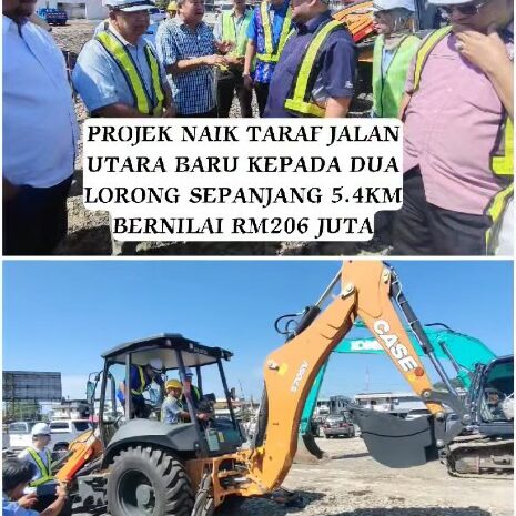  Akhirnya Jalan Utara Baru Dinaik Taraf