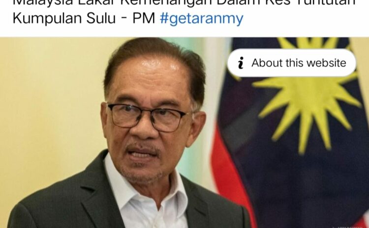  Mahkamah Tolak Tuntutan Sulu Ke Atas Sabah