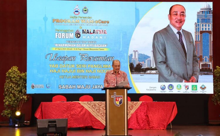  Majlis Penangguhan Forum Malaysia Madani Dan Perasmian Program WAM2CARE