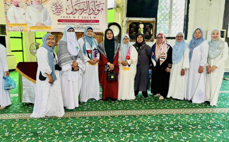  Maulud Nabi Anjuran Wanita Usia Tawau