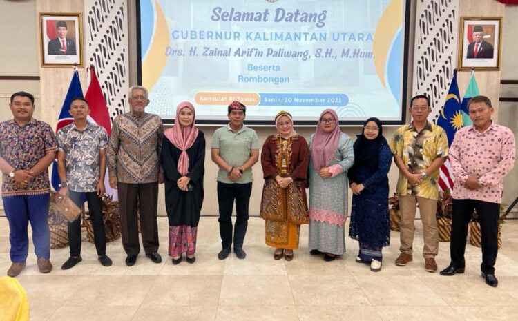  Bertemu Gabernur Kalimantan Utara, Drs. H. Zainal Arifin Paliwang