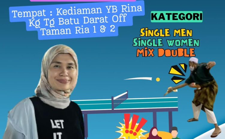  Ping Pong Silaturahim Raya Bersama YBRJ