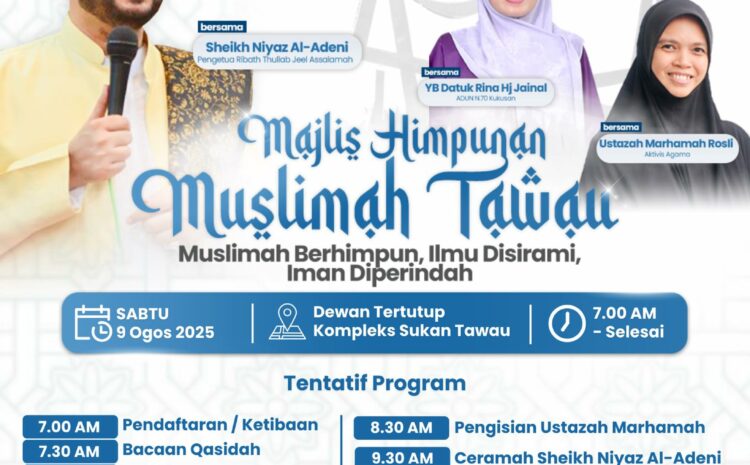  Muslimah Berhimpun, Ilmu Disirami, Iman Diperindah