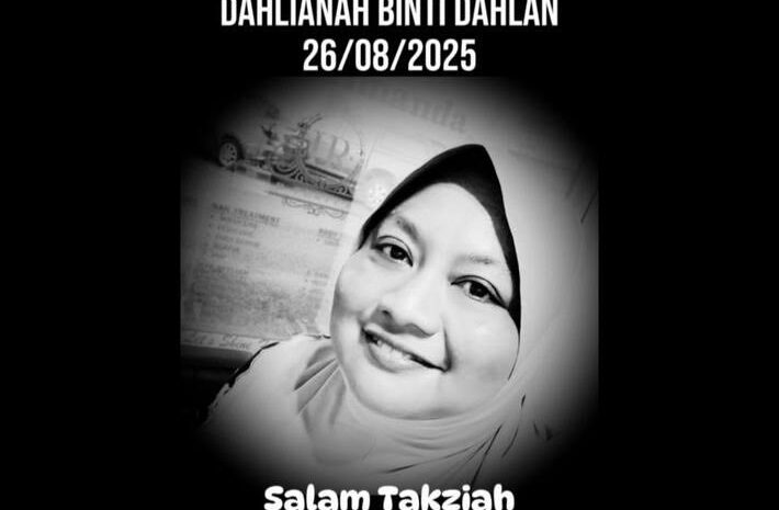 Takziah Buat Keluarga Allahyarham Dahlianah Bt Dahlan