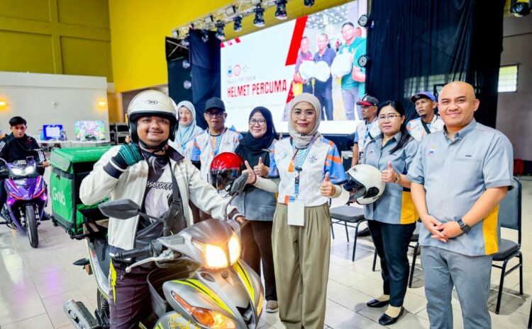  70 Kepala Terselamat Dengan Helmet Percuma