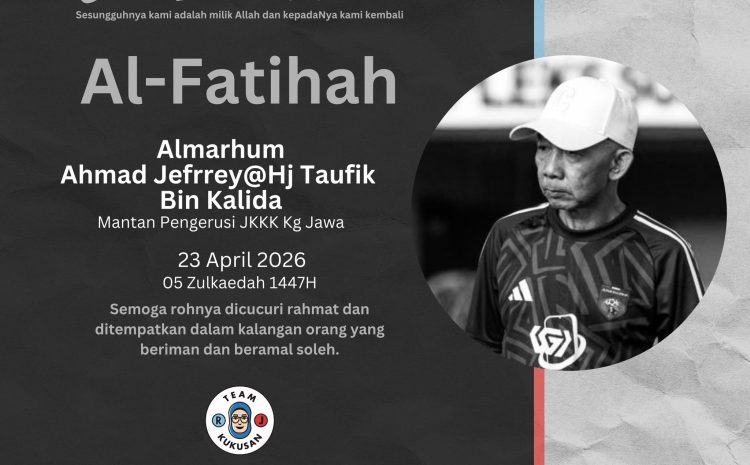  Al-Fatihah Mantan Pengerusi JKKK Kg Jawa