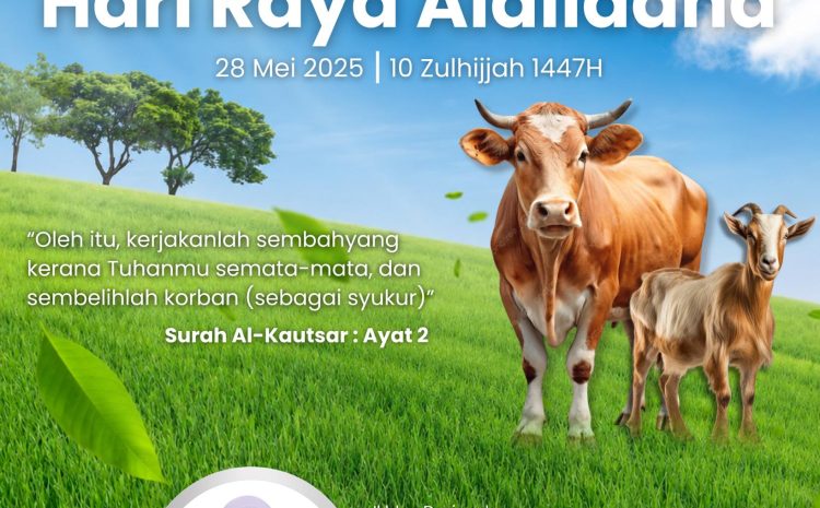  Selamat Hari Raya Aidiladha