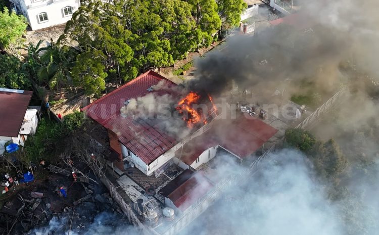  Kebakaran 5 Rumah di Kukusan