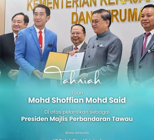  Tahniah dan Selamat Menjalankan Amanah